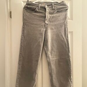 Levi's Men's Light Gray Straight Jeans